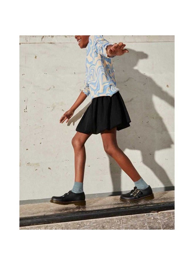 Dr. Martens Unisex-Child 8065 (Little Kid/Big Kid), Black Softy T, 4 Big Kid - Image 2