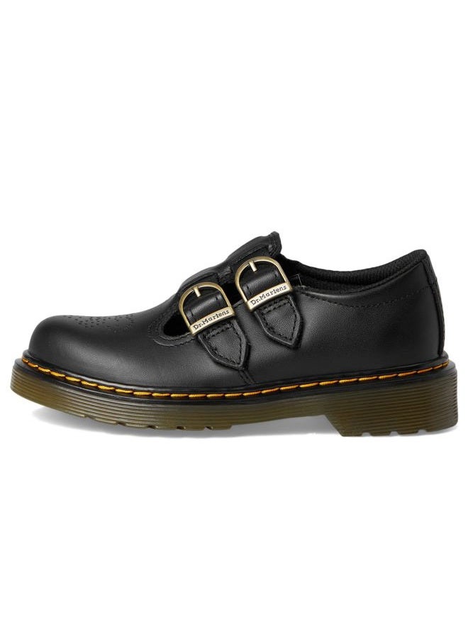 Dr. Martens Unisex-Child 8065 (Little Kid/Big Kid), Black Softy T, 4 Big Kid - Image 5