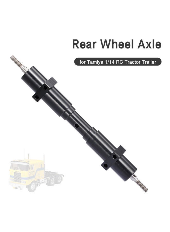 NIBEMINENT 120mm Metal Non-Powered Transmission Rear Wheel Axle For Tamiya 1/14 RC Tractor Truck Trailer 16x2x2.5cm - Image 1