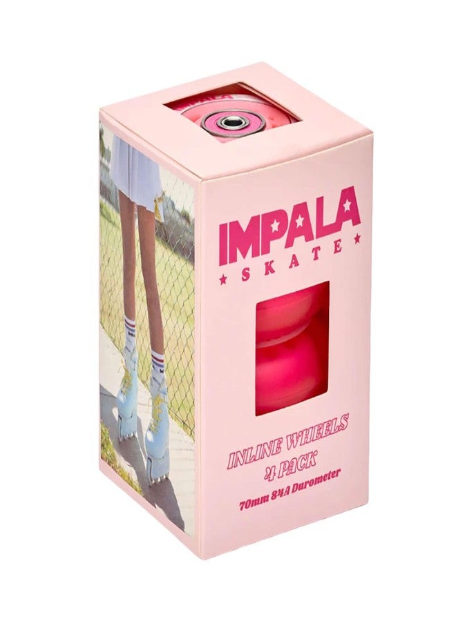 Impala IMPINWLIT Pink/Red Wheel with Unfinished (1 x 1. inches /18 x 11 mm, -35 mm Offset) - Image 2