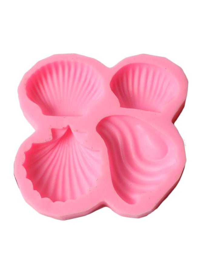 Shell Scallop Shaped Mould Pink