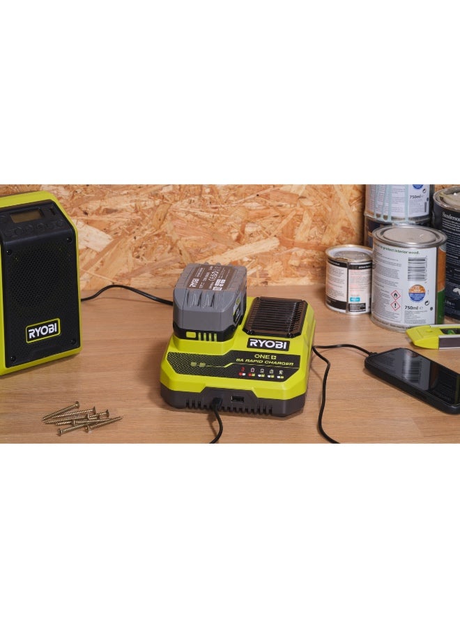 RYOBI Tools Ryobi 18V One+ Rapid Charger - Image 2
