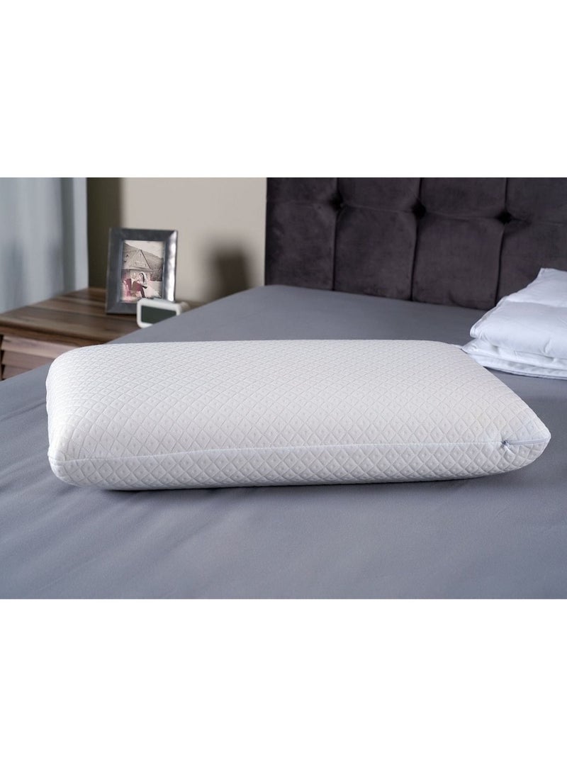 Orthopedic Pillow Made Of Memory Foam Is Comfortable For The Head While Sleeping  - Extra Large Size - Size 90*40*13 cm