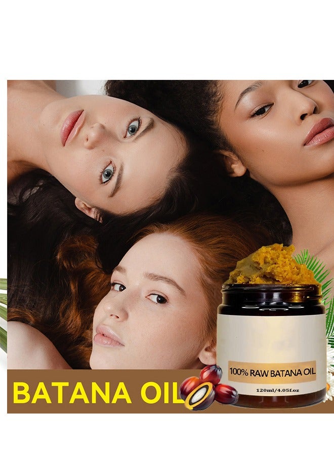 ليف 100٪ زيت باتانا خام - زيت باتانا لنمو الشعر ، زيت غير مكرر 100٪ من هندوراس ، زيت باتانا خام لتغذية وإصلاح الشعر التالف ، يرطب فروة الرأس لنمو شعر صحي 4.05 أونصة سائلة - Image 2