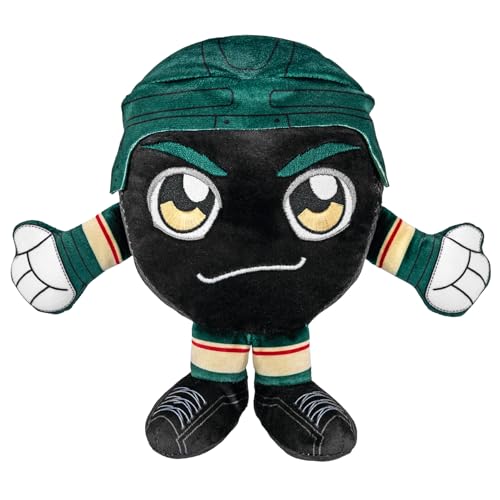 Bleacher Creatures Minnesota Wild 8 NHL Kuricha Hockey Puck Sitting Plush Soft Chibi Inspired Plush - Image 1