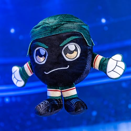 Bleacher Creatures Minnesota Wild 8 NHL Kuricha Hockey Puck Sitting Plush Soft Chibi Inspired Plush - Image 5