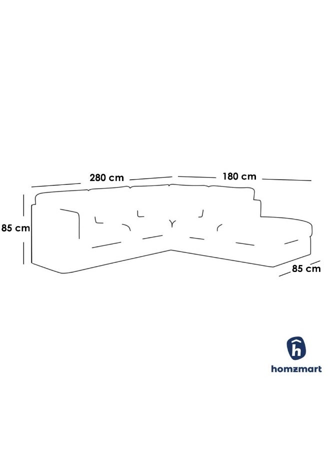 Swedish Wood and Polyster L-Shape Sofa - Grey - pzsku/Z0BC202582834EF223456Z/45/_/1730998040/79b27434-e414-4b27-b975-f31bd46334b9