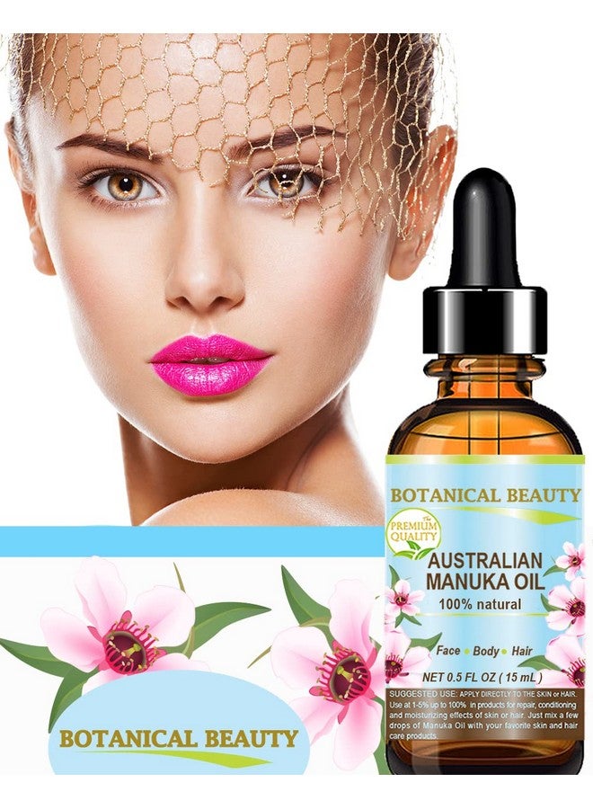 Botanical Beauty Manuka Oil Wild Growth Raw 100% Natural Virgin Unrefined Cold Pressed Carrier Oil. For Skin Face Hair Lip And Nail Care Antiaging 1 Fl.Oz. 30 Ml - Image 3