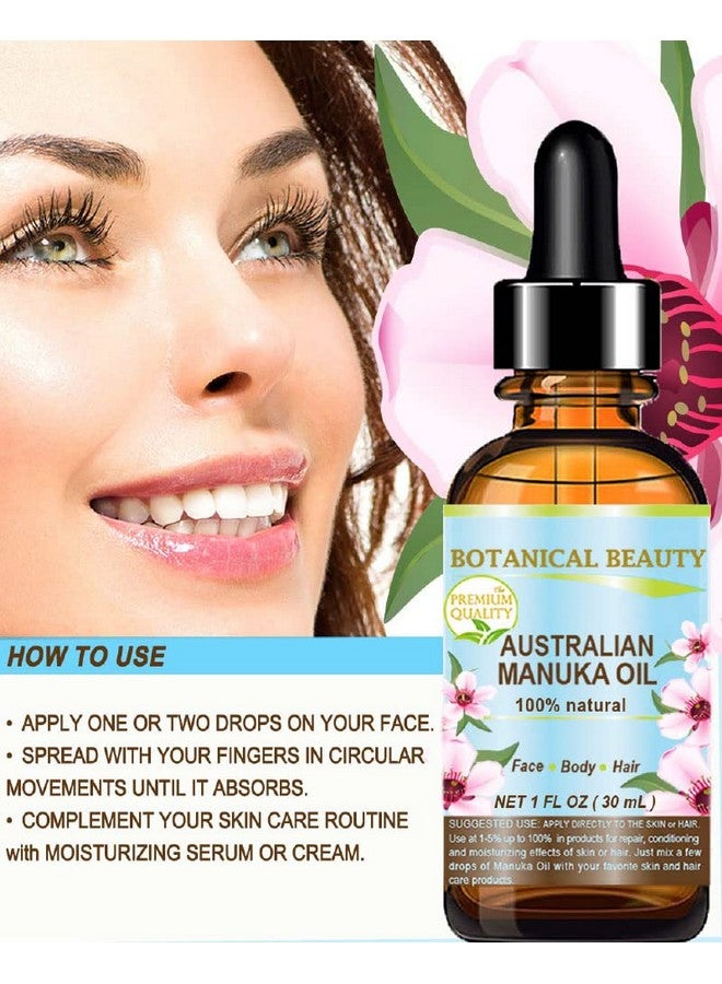 Botanical Beauty Manuka Oil Wild Growth Raw 100% Natural Virgin Unrefined Cold Pressed Carrier Oil. For Skin Face Hair Lip And Nail Care Antiaging 1 Fl.Oz. 30 Ml - Image 5