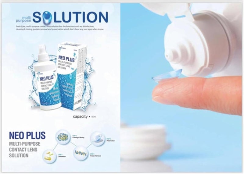 neo plus Multi Purpose Contact Lens Solution (60 ml) - Image 3