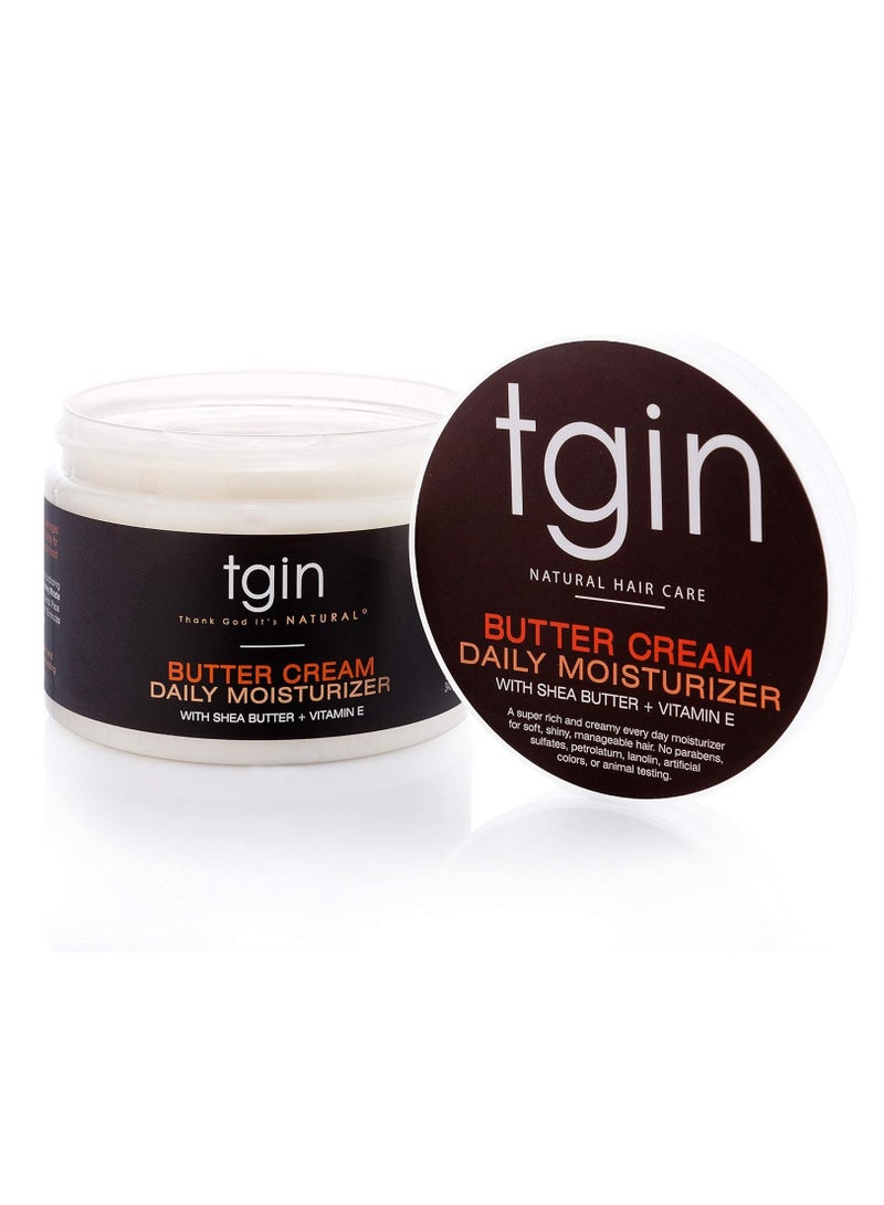 Tgin Daily Moisturizer with Shea Butter + Vitamin E & Coconut Butter for Normal and Dry Hair - Image 1
