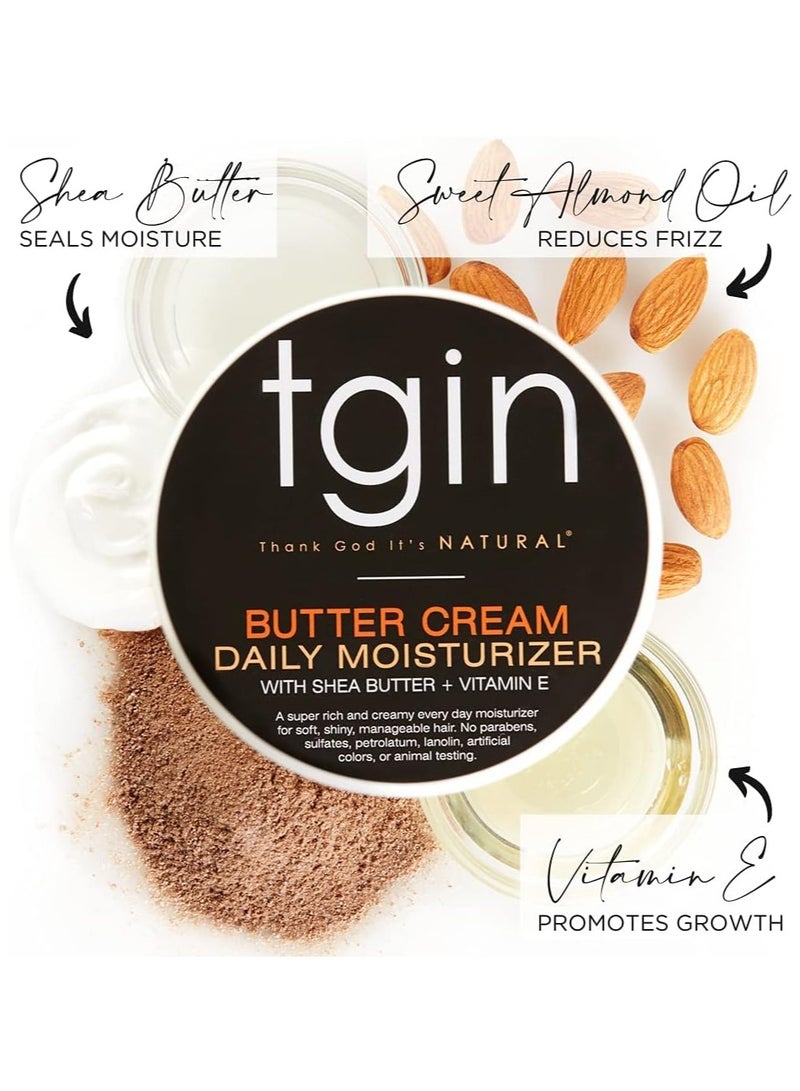 Tgin Daily Moisturizer with Shea Butter + Vitamin E & Coconut Butter for Normal and Dry Hair - Image 3