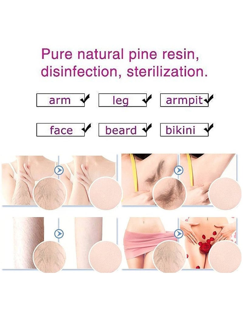 Konsung Beauty - 1Pcs Wax Heater 2Pcs Wax Cartridge 100Pcs Depilatory Paper Epilator Set - Image 1