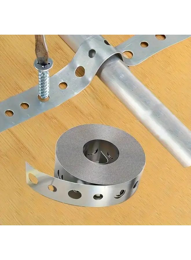 Galvanized Steel Strip 3 4 Inch X 10 Feet With Pre Drilled Holes For Pipe Support - Image 5