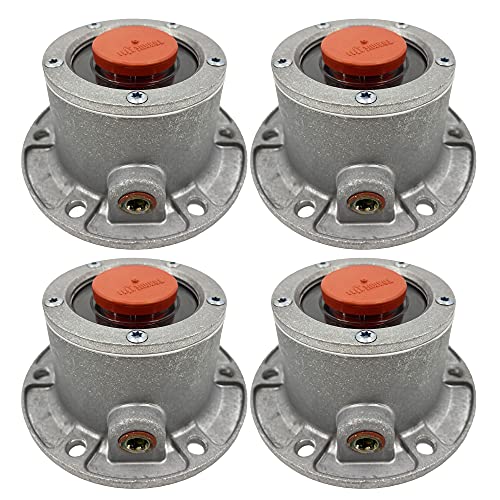 Torque 4 PCS 3434024 Aluminum Hub Caps for Steer Axle (Replaces Stemco 343-4024, SKF 1612, 1711,1811) - Image 2