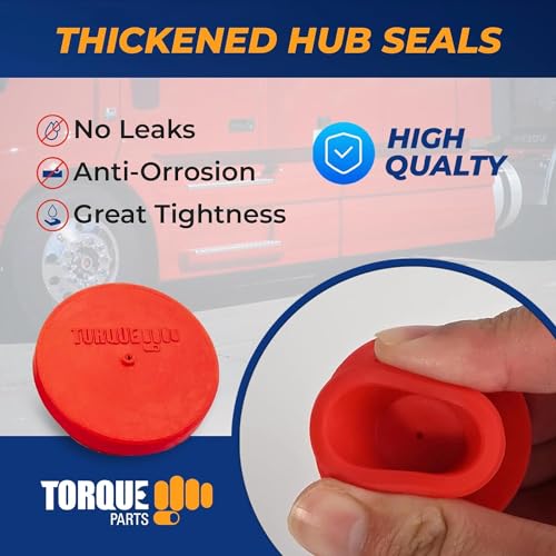 Torque 4 PCS 3434024 Aluminum Hub Caps for Steer Axle (Replaces Stemco 343-4024, SKF 1612, 1711,1811) - Image 5