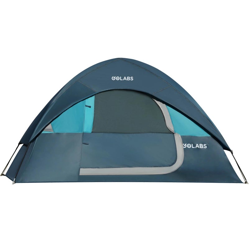 Golabs CT1 2 Person Camping Tent, Easy Set Up in 3 Mins, Waterproof w/Mesh Top & Door with Ventilation, Lightweight 4.4lbs Portable Family Tent with Carry Bag &Interior Storage Pockets &Hook - Image 1