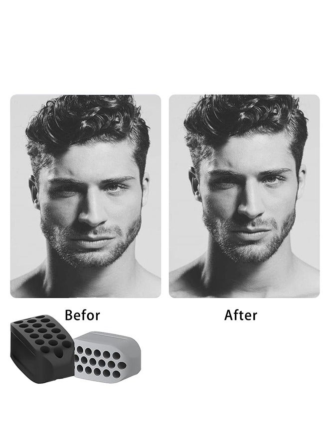 Ant Jaw Exerciser 4-Piece Set Face Workout Tool Jawline Strengthener Double Chin Reducer Neck Toner for Daily Use and Home Fitness - Image 3