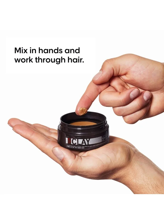 L'Oréal Professionnel Homme Strong Hold Texturizing Clay 50ml