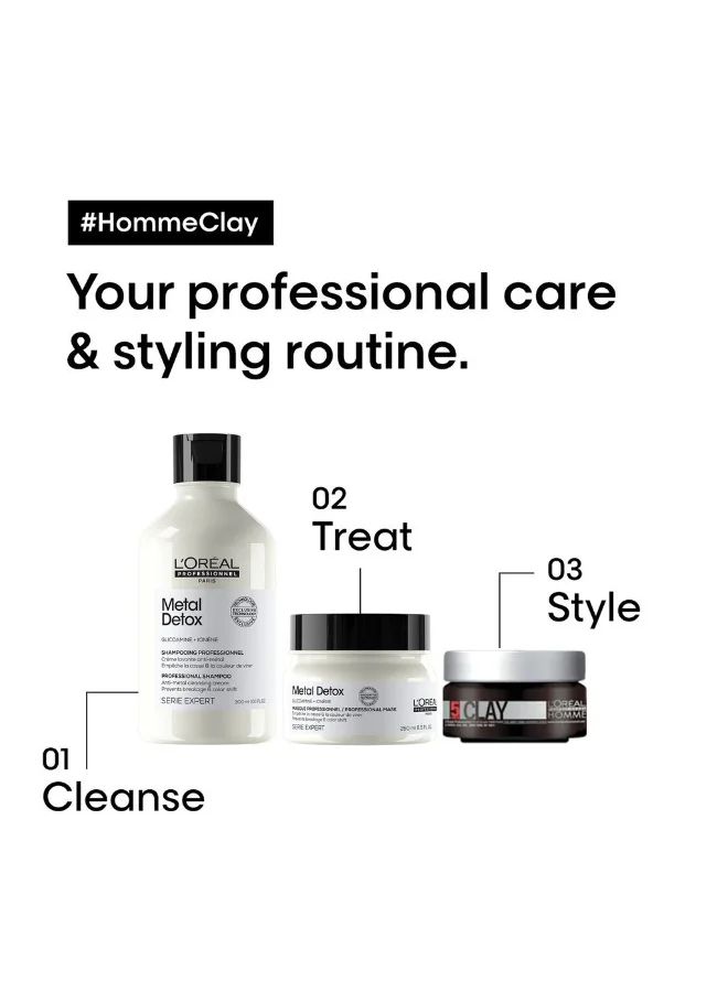 L'Oréal Professionnel Homme Strong Hold Texturizing Clay 50ml