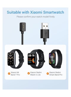 Y&D 2Pcs Magnetic Charging Cable Compatible with Xiaomi Redmi Watch 3/Redmi 2 Lite/Redmi Smart Band Pro/Mi 7 Pro, Portable Replacement Dock 3.3FT/1M USB Charge Cord  - Image 2
