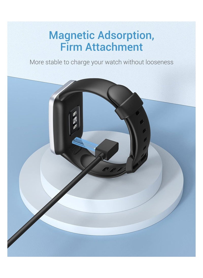 Y&D 2Pcs Magnetic Charging Cable Compatible with Xiaomi Redmi Watch 3/Redmi 2 Lite/Redmi Smart Band Pro/Mi 7 Pro, Portable Replacement Dock 3.3FT/1M USB Charge Cord  - Image 3
