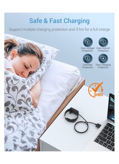 Y&D 2Pcs Magnetic Charging Cable Compatible with Xiaomi Redmi Watch 3/Redmi 2 Lite/Redmi Smart Band Pro/Mi 7 Pro, Portable Replacement Dock 3.3FT/1M USB Charge Cord  - Image 5