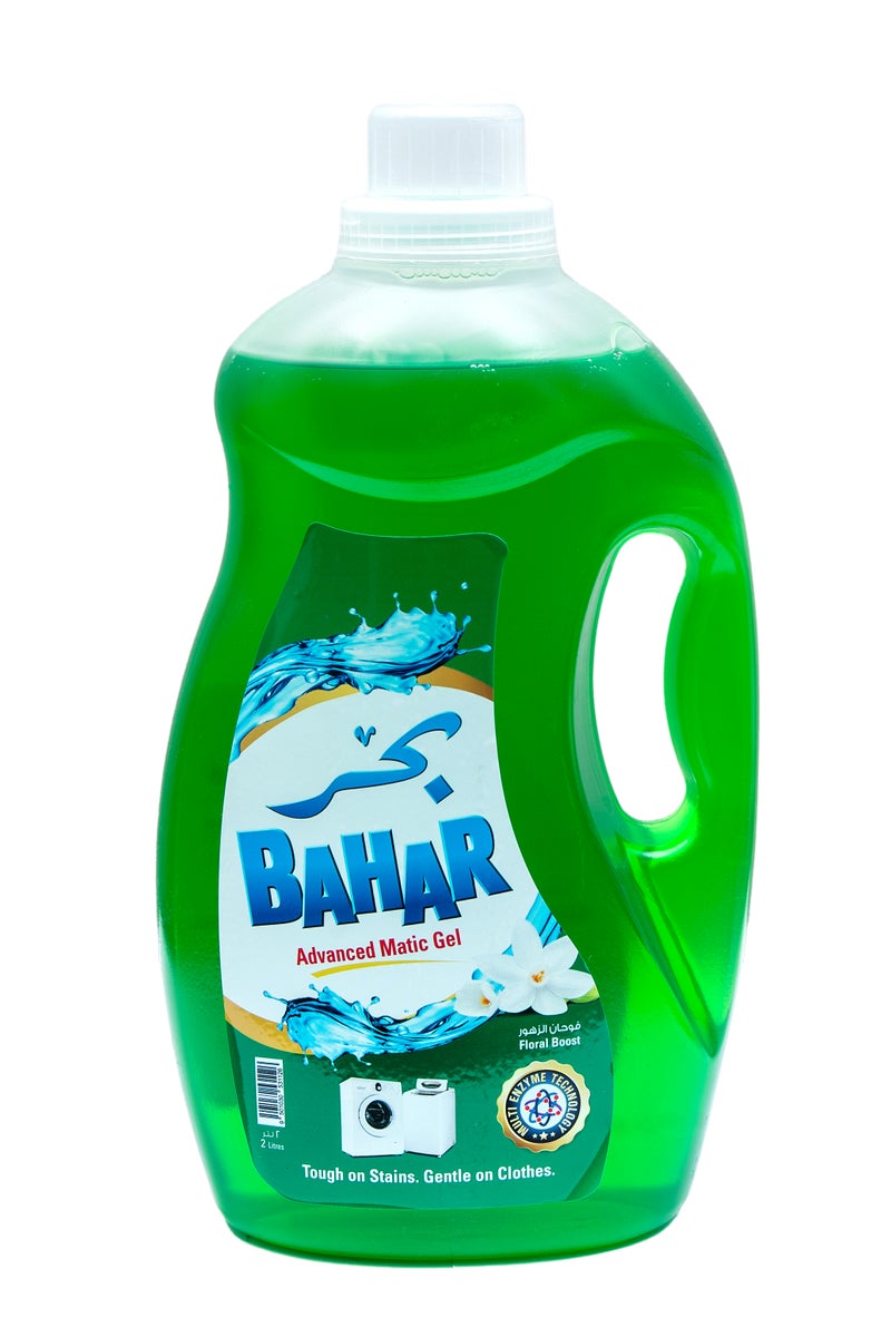 بحر سائل غسيل ماتيك جل برائحة الزهور المنعشة، يزيل البقع بفعالية، ويمنح الملابس رائحة منعشة، ولطيف على الأقمشة، سعة 2 لتر - Image 1
