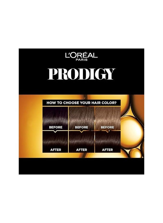 L'OREAL PARIS Loreal Paris Prodigy Permanente  Oil Hair Color 6.32 Dark Golden Blonde 182 ML - Image 4
