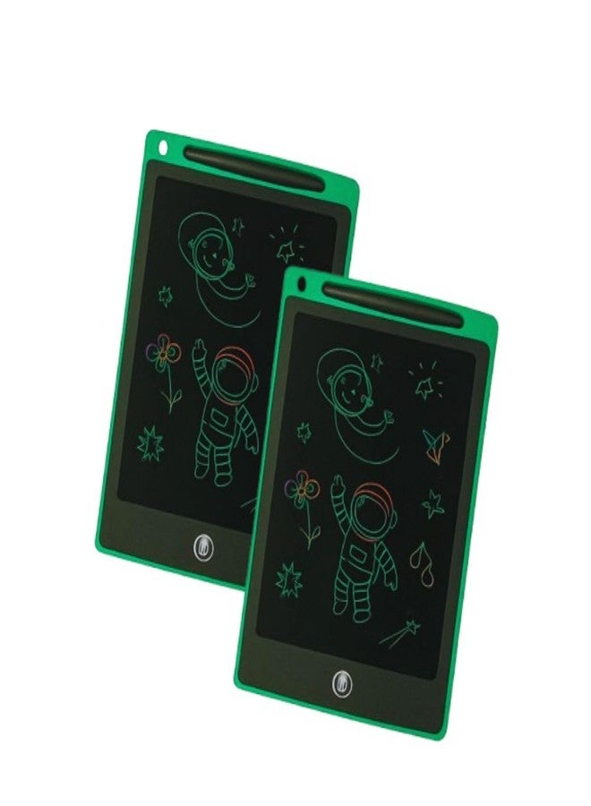 Sidhaarth Traders Digital LCD Writing Tablet for Kids, 8.5-Inch Doodle Board Educational Toy, Magic Board for Writing,Digital and Erasable Slate for Kids with Pen Random Color (Pack of 2) - Image 1