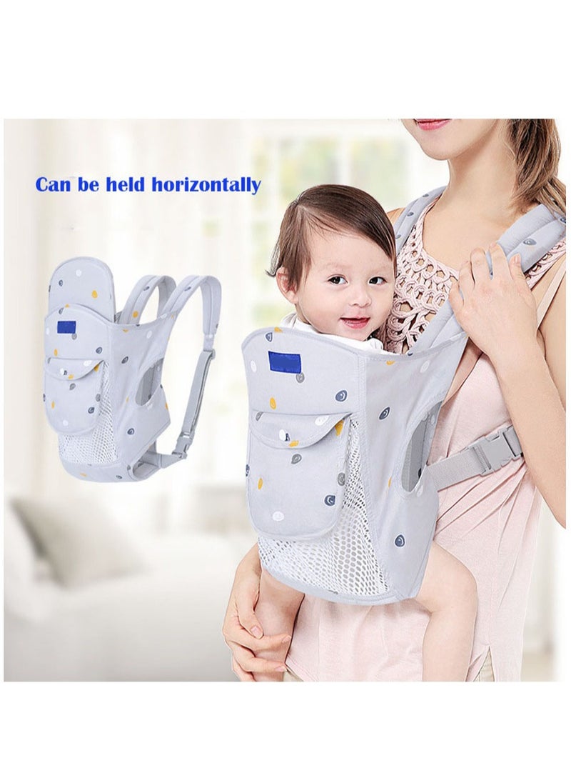 Arabest Baby Carrier Newborn to Toddler, Adjustable Removable Baby Wraps Carrier with Hip Seat, Head Support and Breathable Mesh, Soft Ergonomic Baby Sling Carrier for Everyday Family Events  - Image 5
