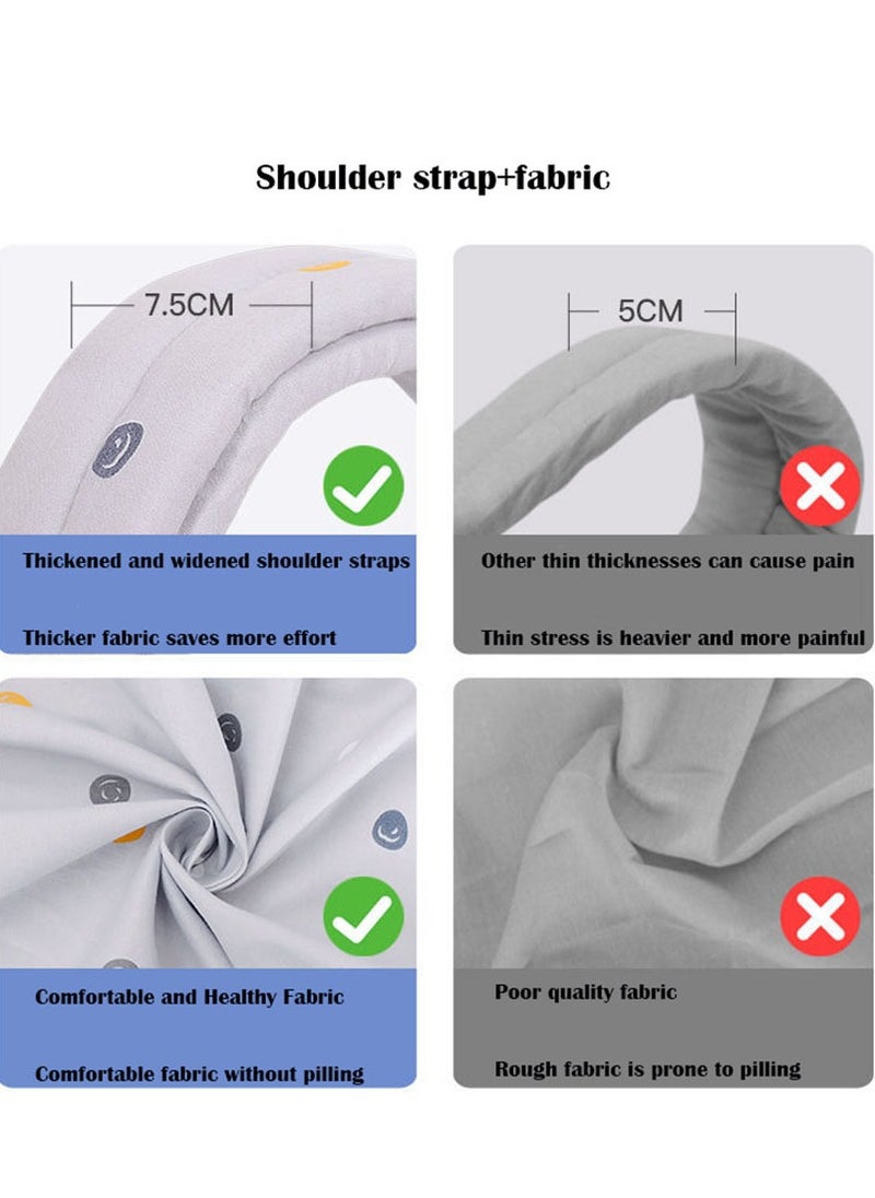 Arabest Baby Carrier Newborn to Toddler, Adjustable Removable Baby Wraps Carrier with Hip Seat, Head Support and Breathable Mesh, Soft Ergonomic Baby Sling Carrier for Everyday Family Events  - Image 3