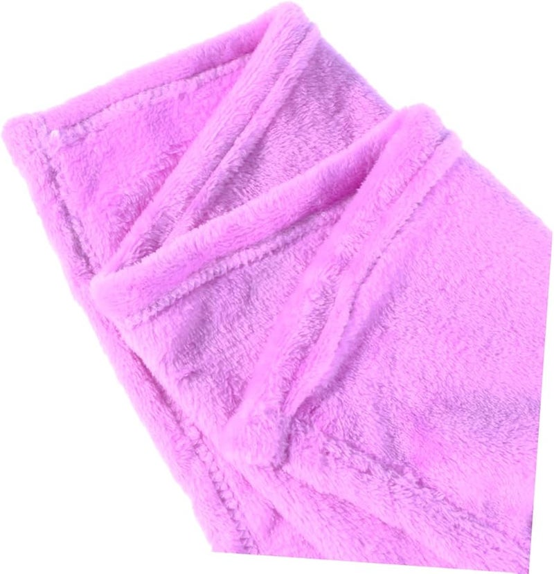 بطانية حيوانات أليفة من الفانيلا الدافئة والمريحة باللافندر خفيفة الوزن ودافئة للقطط والكلاب 66 × 46 سم - Image 3