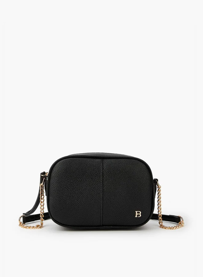 فلورا بيلا من شو إكسبرس Solid Crossbody Bag with Adjustable Strap and Zip Closure