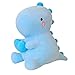 SQEQE Dinosaur Stuffed Animal Loving Soft Dino Plush Toys with Holding Heart Sweet Romantic Anniversary Birthday Gift for Her Girls Boys GirlfriendBlue12 inch - Image 3