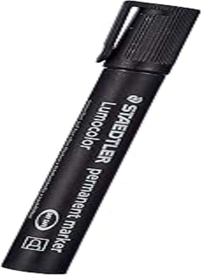 Staedtler 352 lumocolor chisel tip permanent marker - black