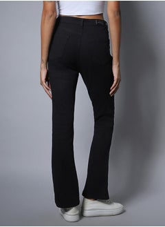 HIGH STAR Solid Mid Rise Bootcut Jeans  - Image 4