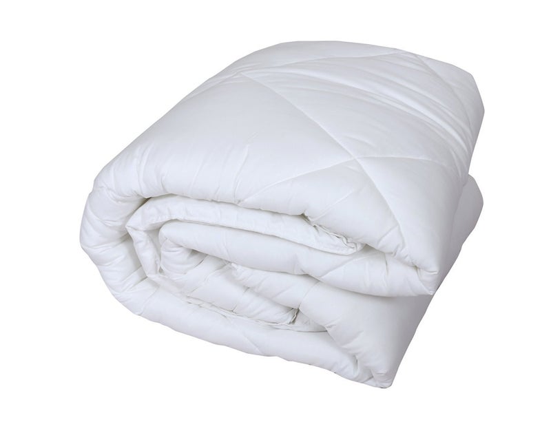 LINENWALAS 100% Cotton Solid Plain 300 Tc Duvet With Duvet Cover, Quilt Cover, Comforter Cover With Duvet, Microfiber Blanket, White Cotton Duvet Cover (Single Size - 60X90 Inches) - Image 3
