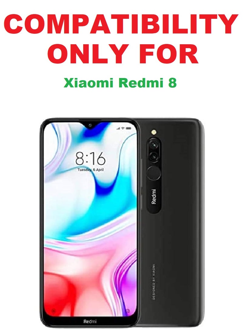 Generic - Tempered Glass Screen Protector Clear Designed For Xiaomi Redmi 8 Full Screen Coverage And Bubble Free - Image 1