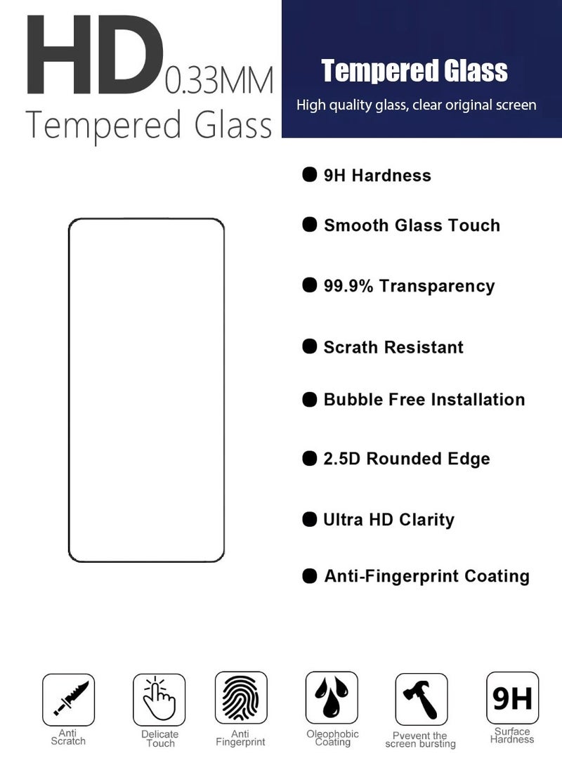 Generic - Tempered Glass Screen Protector Clear Designed For Xiaomi Redmi 8 Full Screen Coverage And Bubble Free - Image 1