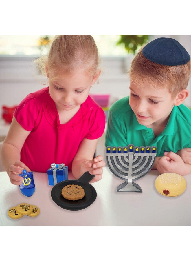 Rite Lite My First Chanukah Play Set 7 Piece Hanukkah Toy Gift Set For Kids Jewish Holiday Bulk Party Favors Pretend Play Fun & Educational Festival Of Lights Play Kit Perfect For Hours Of Fun! - Image 3