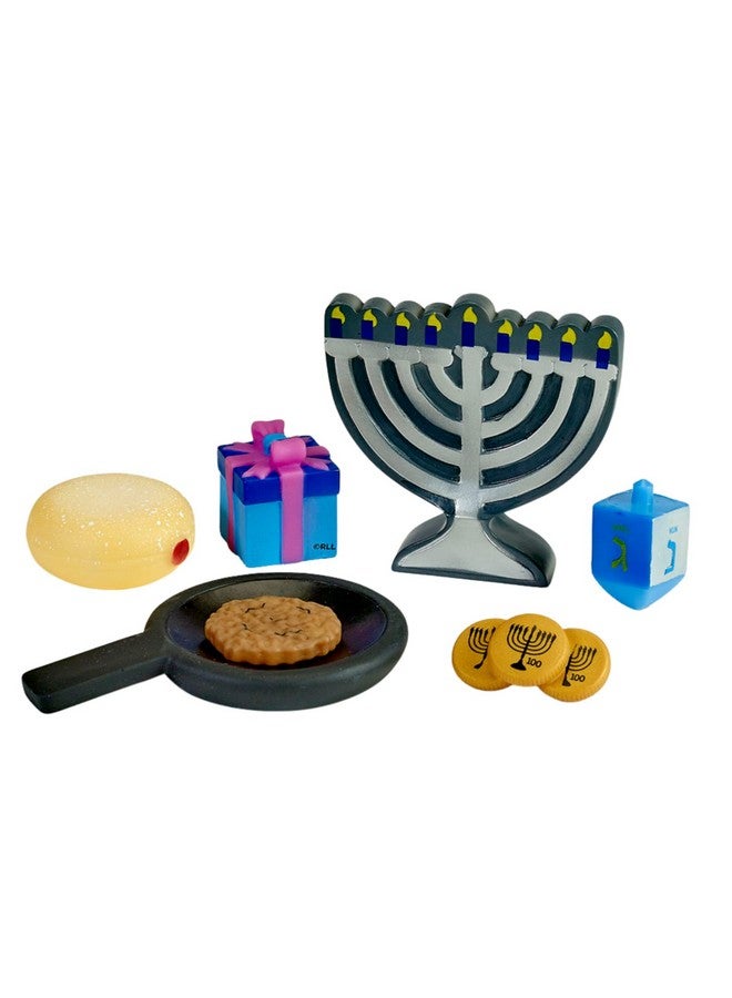 Rite Lite My First Chanukah Play Set 7 Piece Hanukkah Toy Gift Set For Kids Jewish Holiday Bulk Party Favors Pretend Play Fun & Educational Festival Of Lights Play Kit Perfect For Hours Of Fun! - Image 2
