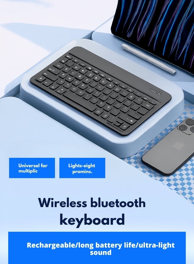 Rechargeable Wireless Keyboard and Mouse Combo – Slim, Silent, Ergonomic Design with Long-Lasting Battery – Compatible with Windows, Mac, Laptop, PC – Spill-Resistant Keys, Adjustable DPI Mouse – Ideal for Office, Home, Travel - Image 1