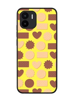 Rugged Black edge case for Xiaomi Redmi A2 / Xiaomi Redmi A1 Slim fit Soft Case Flexible Rubber Edges Anti Drop TPU Gel Thin Cover - Hearty Biscuits