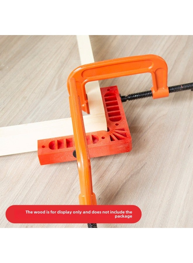 90 Degree Right Angle Auxiliary Locator 6 Inch Woodworking Tool Plastic Right Angle Ruler Angle Ruler Wood Plate Holder-Model:4inch Fixed Slot Ruler - Image 3