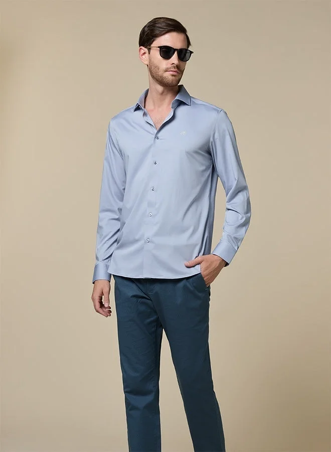 MANNERISM  Cloud Soft Bamboo Grey Shirt for Men | Best Price UAE