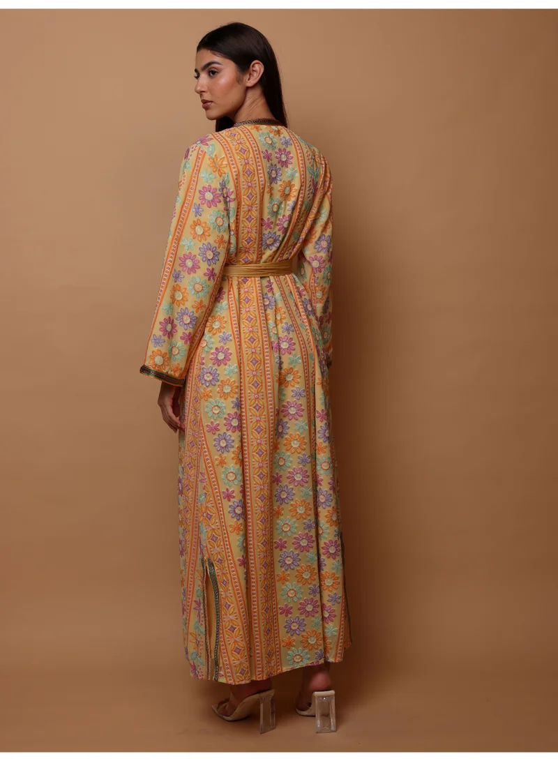 Ikkxa  Ikkxa Karam IK1076 Yellow for Women | Best Price UAE
