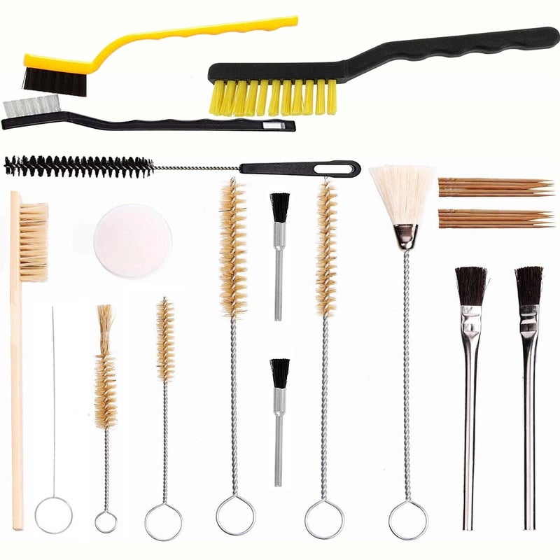 DIY Crafts 25 Pieces Kit HVLP Paint Sprayer Cleaning Kit Pro Clean Tool Carborator Clean for Spray Gun Air Tool Airbrush Tools for DIY Works 25 Pcs Contain 25 - Image 1