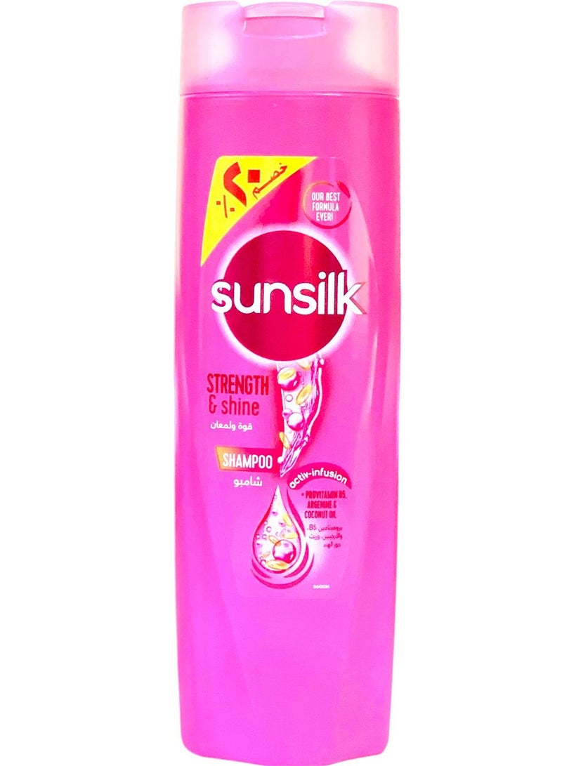 Sunsilk Shampoo Shine & Strength 180ML - Image 1