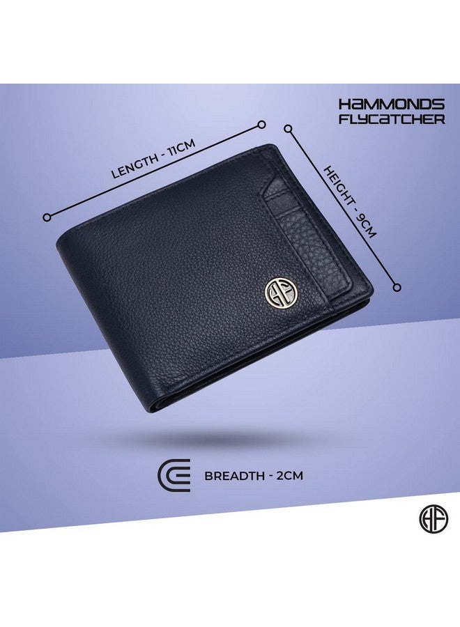 HAMMONDS FLYCATCHER Gift for Men Combo - Genuine Leather Wallet, Keychain, Ball Pen Set - Wallets with 6 Card Slots, Coin Pocket - Birthday Gift for Husband, Boyfriend - Unique Gifts for Men - Blue - Image 5